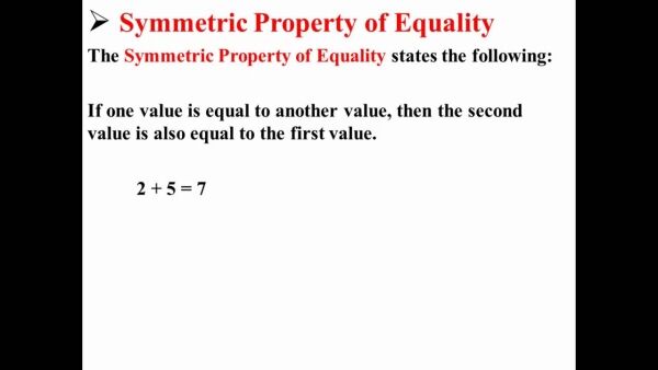 Symmetric Property: The Brief Guide 1