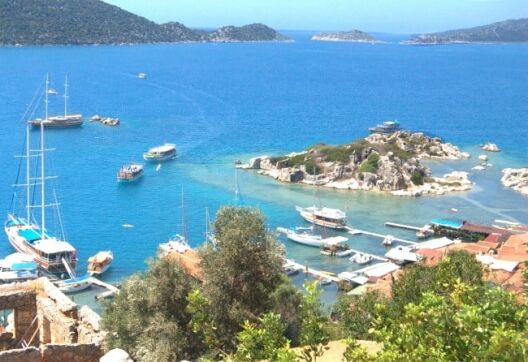 Simena Castle Ruins and a Stunning View  1